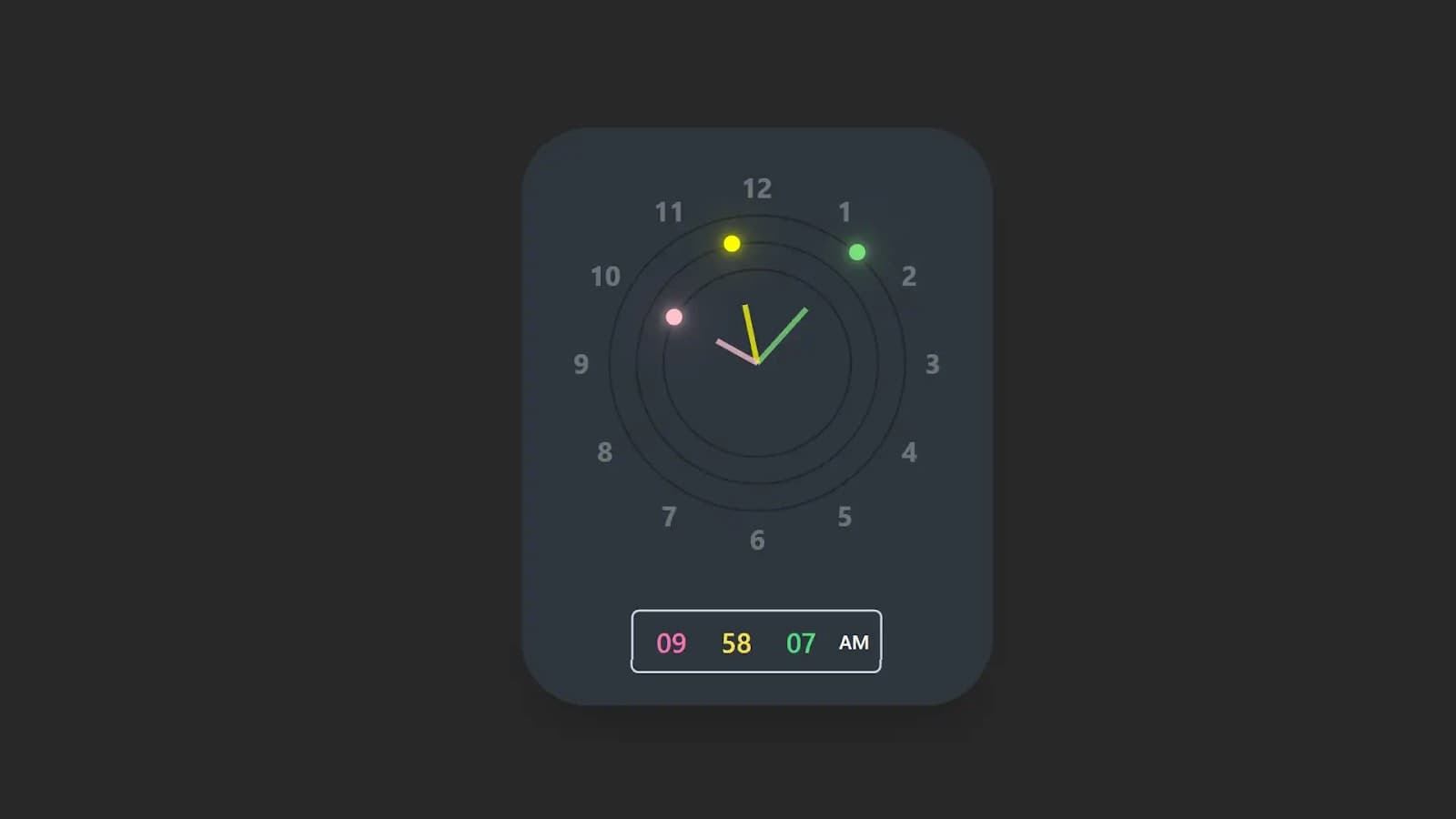Analog + Digital Clock preview