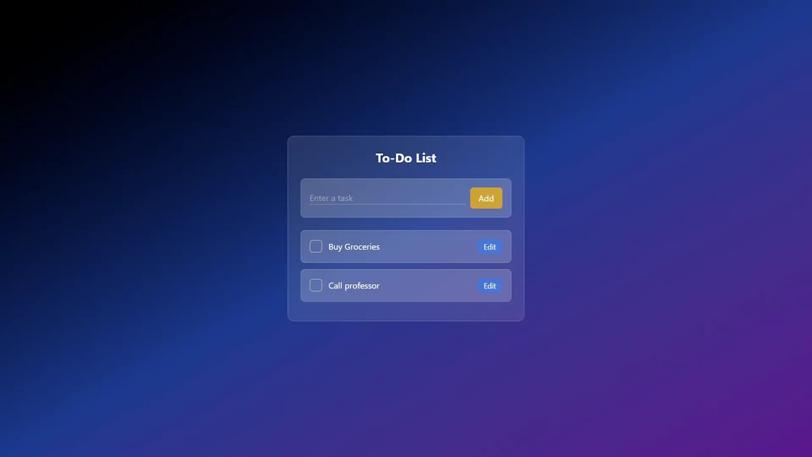 To Do List preview