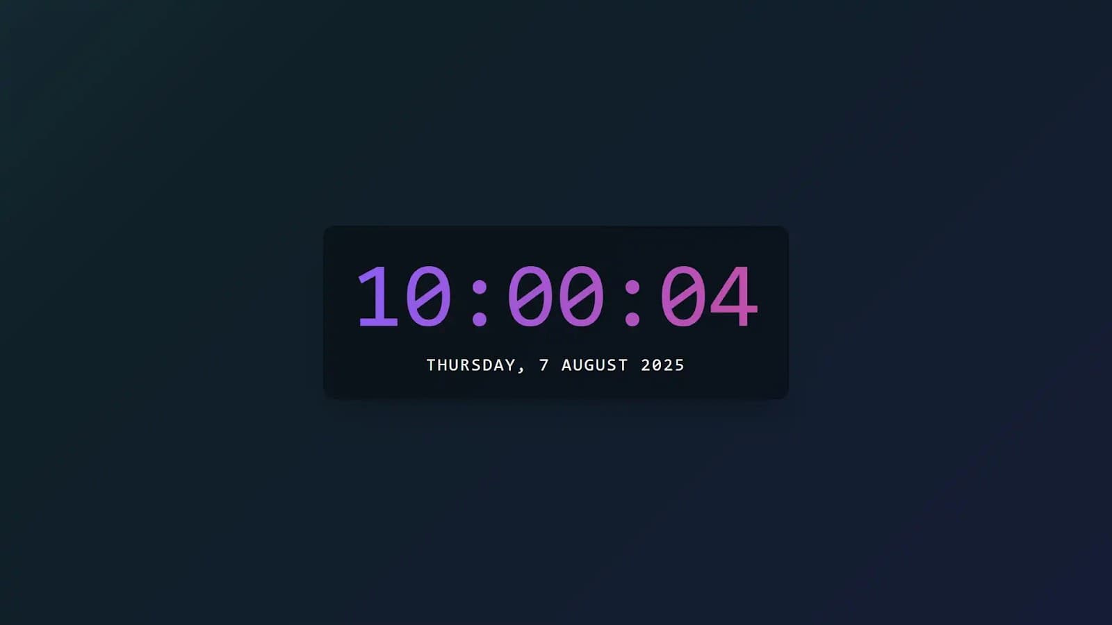 Digital Clock preview