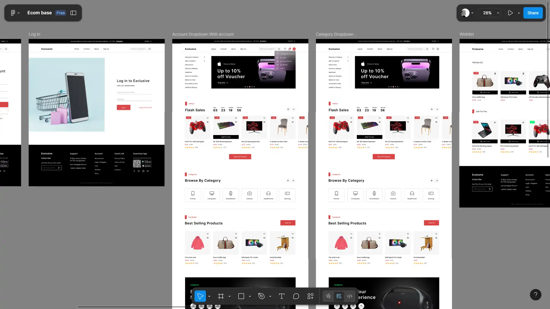 E-Commerce Website Template preview